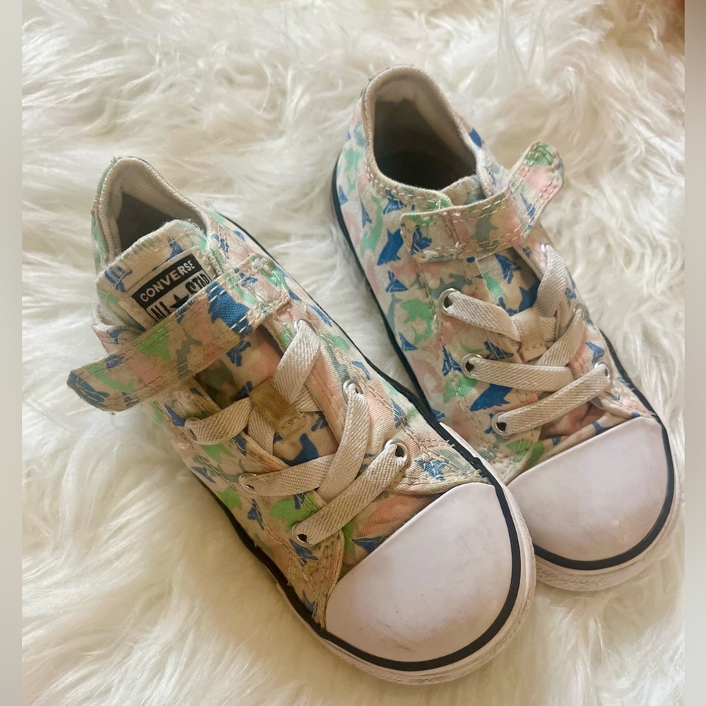 Toddler Girls' Converse Chuck Taylor All Star 1V Shark Bite OX Sneakers